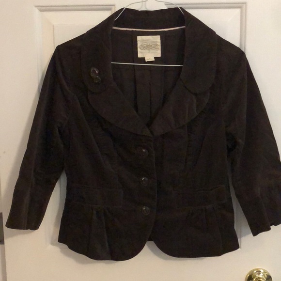 Cidra Jackets & Blazers - Brown Corduroy Blazer